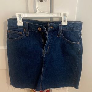 J. CREW MERCANTILE Jean Skirt